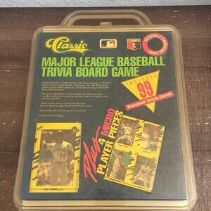 1990 Classic MLB Trivia Board Game includes 99 Baseball Cards  Griffey Jr. Card